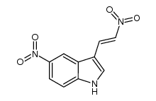 (E)-5-nitro-3-(2-nitrovinyl)-1H-indole结构式