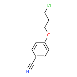 4-(3-氯丙氧基)苯甲腈结构式