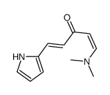 1-(dimethylamino)-5-(1H-pyrrol-2-yl)penta-1,4-dien-3-one结构式
