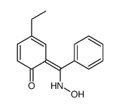 4-ethyl-6-[(hydroxyamino)-phenylmethylidene]cyclohexa-2,4-dien-1-one结构式