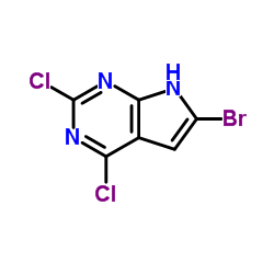 6-bromo-2,4-dichloro-7H-pyrrolo[2,3-d]pyrimidine picture