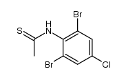 2,6-Dibromo-4-chlorothioacetanilide Structure