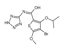 4-Bromo-5-methoxy-3-(1-methylethoxy)-N-(1H-tetrazole-5-yl)-2-thiophenecarboxamide picture