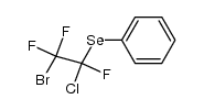 1-chloro-2-bromo-1,2,2-trifluoroethyl phenyl selenide结构式