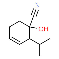 3-Cyclohexene-1-carbonitrile,1-hydroxy-2-(1-methylethyl)-(9CI) structure