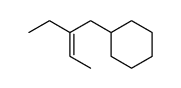 (Z)-(2-ethylbut-2-en-1-yl)cyclohexane Structure