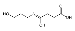 4-(3-hydroxypropylamino)-4-oxobutanoic acid结构式