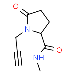2-Pyrrolidinecarboxamide,N-methyl-5-oxo-1-(2-propynyl)-(9CI) structure