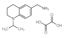C-(1-Isopropyl-1,2,3,4-tetrahydro-quinolin-6-yl)-methylamine oxalate Structure