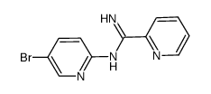 N-(5-bromo-2-pyridyl)pyridine-2-carboxamidine Structure