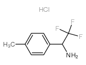 2,2,2-TRIFLUORO-1-P-TOLYLETHANAMINE HYDROCHLORIDE Structure