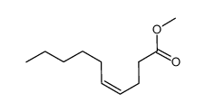 4-Decenoic acid methyl ester结构式