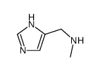 1-(1H-imidazol-5-yl)-N-methylmethanamine结构式