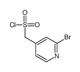 (2-bromopyridin-4-yl)methanesulfonyl chloride Structure