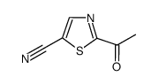 2-acetylthiazole-5-carbonitrile Structure