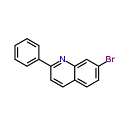 2-苯基-7-溴喹啉结构式