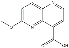 6-Methoxy[1,5]naphthyridine-4-carboxylic acid结构式