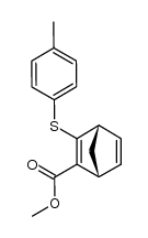 (-)-p-tolylthio (1R,4S) bicyclo[2.2.1] heptadiene-2,5 carboxylate-2 de methyle结构式