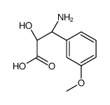 (2R,3R)-3-Amino-2-hydroxy-3-(3-methoxy-phenyl)-propionicacid Structure