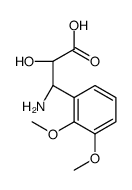 (2R,3R)-3-Amino-3-(2,3-dimethoxyphenyl)-2-hydroxypropanoic acid Structure