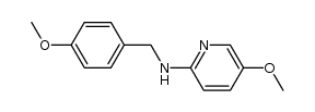 5-methoxy-N-(4-methoxybenzyl)pyridine-2-amine结构式