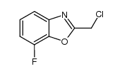 2-(chloromethyl)-7-fluorobenzoxazole结构式