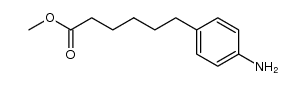methyl 6-(4-aminophenyl)hexanoate结构式