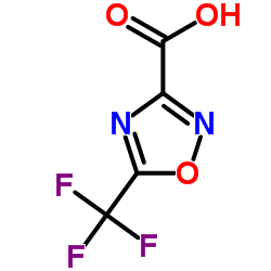 5-(trifluoromethyl)-1,2,4-oxadiazole-3-carboxylic acid结构式