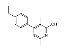6-(4-Ethylphenyl)-2,5-dimethyl-4-pyrimidinol Structure