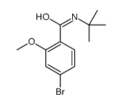 4-BROMO-N-(TERT-BUTYL)-2-METHOXYBENZAMIDE structure