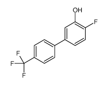 2-fluoro-5-[4-(trifluoromethyl)phenyl]phenol结构式