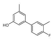 3-(4-fluoro-3-methylphenyl)-5-methylphenol结构式