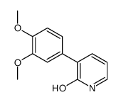 3-(3,4-dimethoxyphenyl)-1H-pyridin-2-one结构式