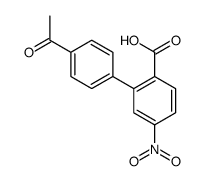 2-(4-acetylphenyl)-4-nitrobenzoic acid结构式