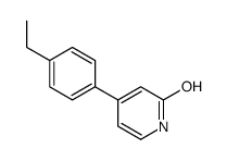 4-(4-ethylphenyl)-1H-pyridin-2-one Structure