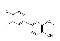 4-(3,4-dimethoxyphenyl)-2-methoxyphenol Structure