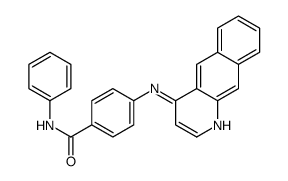 4-(benzo[g]quinolin-4-ylamino)-N-phenylbenzamide结构式