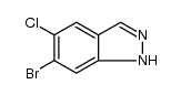 6-bromo-5-chloro-1H-indazole structure