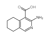 4-Isoquinolinecarboxylicacid,3-amino-5,6,7,8-tetrahydro-(9CI) structure