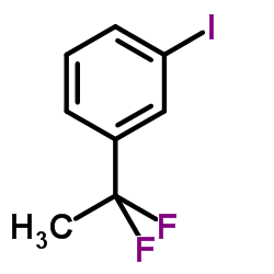 1-(1,1-Difluoroethyl)-3-iodobenzene Structure