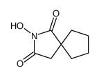 2-Hydroxy-2-azaspiro[4.4]nonane-1,3-dione结构式