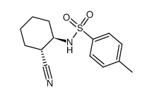 N-(trans-2-cyanocyclohexyl)tosylamide结构式