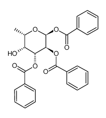 1,2,3-Tri-O-benzoyl-a-L-fucopyranose structure