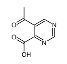 4-Pyrimidinecarboxylicacid,5-acetyl-(9CI)结构式