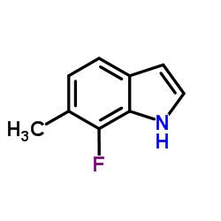 1H-Indole, 7-fluoro-6-Methyl-结构式