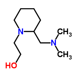 2-{2-[(Dimethylamino)methyl]-1-piperidinyl}ethanol结构式