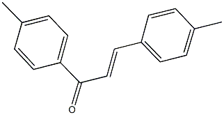 1,3-bis(4-methylphenyl)-2-propen-1-one结构式