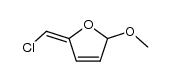 (E)-2-chloromethylene-5-methoxy-2,5-dihydrofuran结构式