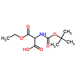 2-叔丁氧羰基氨基结构式