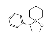 4-phenyl-1-oxa-5-silaspiro(4.5)decane结构式